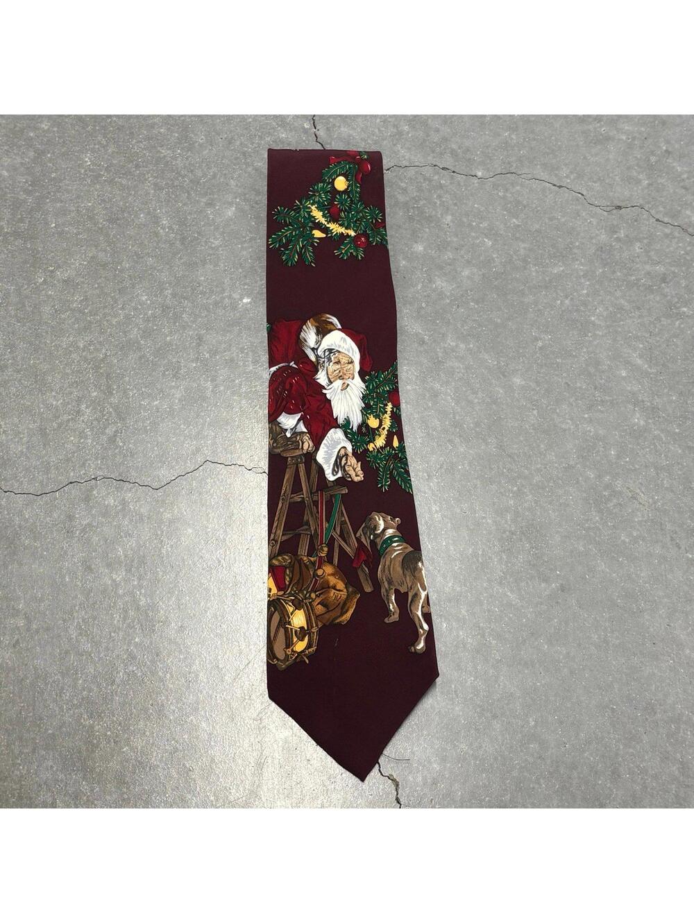 The Saturday Evening Post Christmas Santa Tie